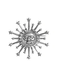 You are my Sun Silver Brooch / BR01