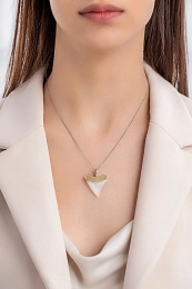 Ti Sento 18K Gold Plated Silver Necklace/ 6816WM