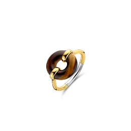 Ti Sento 14K Gold Plated Silver Ring/ 12238SY-52