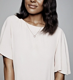 PANDORA Rose 14K Վարդագույն ոսկու պատվածքով Արծաթյա Վզնոց/ 387436C01-45