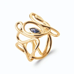 Maison de la Bijouterie 18K Gold Plated Ring/ 2997340-54
