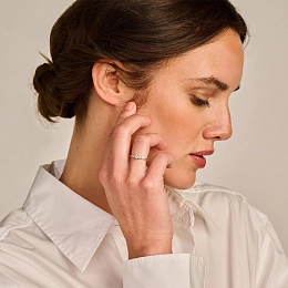 Blush 14K ոսկյա Մատանի Լաբորատոր ադամանդներով/ LG1007W-52