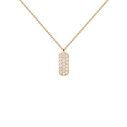 PDPAOLA 18K Gold Plated Silver Necklace/ CO01-483-U