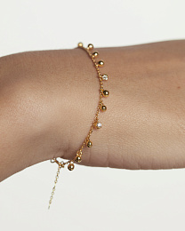 PDPAOLA 18K Gold Plated Silver Bracelet/ PU01-624-U