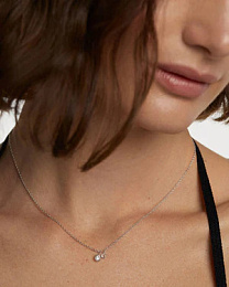 PDPAOLA Silver Necklace/ CO02-601-U