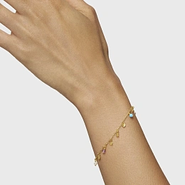 TOUS 18K Gold Plated Silver Bracelet/ 018151510