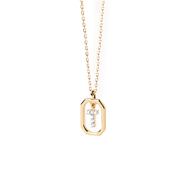 PDPAOLA 14K Gold Plated Silver Necklace/ CO01-531-U