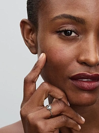 PANDORA 925 Sterling Silver Ring/193801C01-52