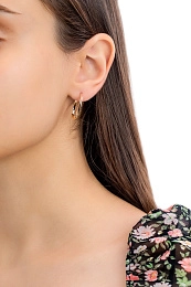 Maison de la Bijouterie 18K Ոսկեպատ բրասս Ականջօղ/ 2422