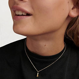 PDPAOLA 18K Gold Plated Silver Necklace/ CO01-189-U