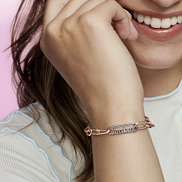 PANDORA Me Silver Bracelet Connector/ 749666C00