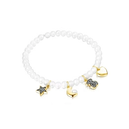 TOUS 18K Gold plated Silver Bracelet/ 918441590
