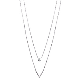 L'atelier Precieux Серебряное Ожерелье/ 87190445