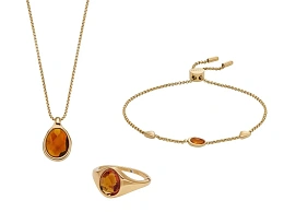 Skagen Necklace Bracelet and Ring Set