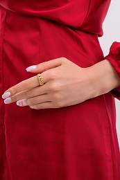 Ti Sento 14K Позолоченное серебряное кольцо/ 12209SY-52