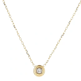 Zag Bijoux 24K Gold Plated Stainless Steel Surgical Necklace/ SNS21946-01WHT