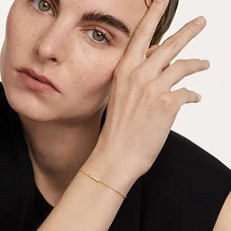 PDPAOLA 14K Gold Plated Silver Bracelet/ PU01-412-U