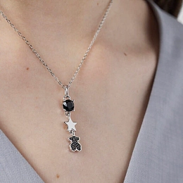 TOUS Silver Necklace/ 512794500