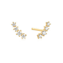 Ania Haie 14K Ոսկեպատ Արծաթյա Ականջօղ/ E056-02G