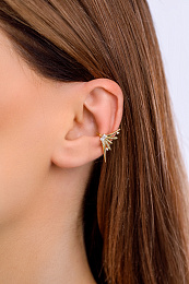 Ania Haie 14K Ոսկեպատ Արծաթյա Քաֆֆ/ E053-11G