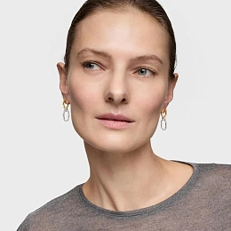 TOUS 18K Позолоченные Серебряные Серьги/ 1004576700