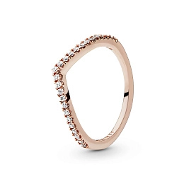 PANDORA Rose 14K Վարդագույն ոսկու պատվածքով Արծաթյա Մատանի/ 186316CZ-58