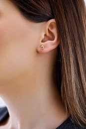 Ti Sento 14K Gold Plated Silver Earring/ 7944NU