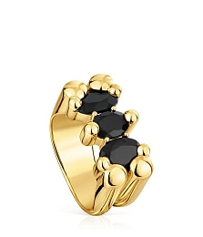 Кольцо TOUS из серебра с 18K позолотой/ 1004228214