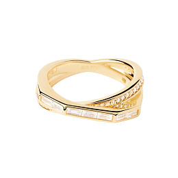 PDPAOLA 18K Gold Plated Silver Ring/ AN01-A10-12
