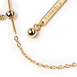 PDPAOLA 14K Gold Plated Silver Necklace/ CO01-439-U