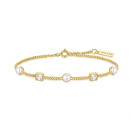 Ania Haie 14K Gold Plated Silver Bracelet/ B069-02G