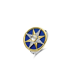Ti Sento 14K Gold Plated Silver Ring/ 12303BL-58