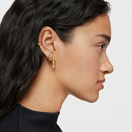 TOUS 18K Gold plated Silver Earring/ 1004096100