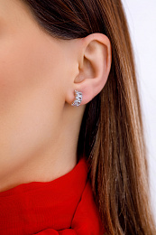 Brosway Silver Single Earring/ FIW13