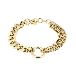 Zag Bijoux 24K Gold Plated Stainless Steel Surgical Bracelet/ SBS15177-01UNI