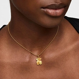 Tous 18K Gold Plated Pendant/ 1004447900