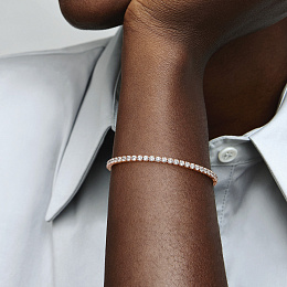 PANDORA Timeless 14K Позолоченный Серебряный Браслет/ 581469C01-16