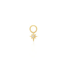 Ania Haie 14K Gold Plated Silver Charm/ EC048-03G