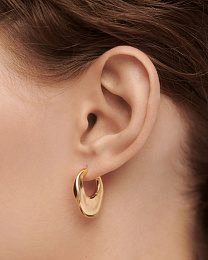 PDPAOLA 18K Gold Plated Silver Earring/ AR01-C29-U