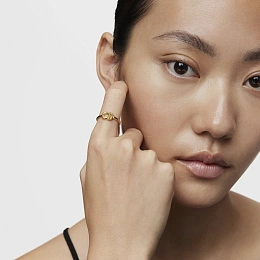 TOUS Արծաթյա Մատանի 18K Ոսկեպատ/1004107812