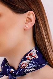 Ania Haie 14K Gold Plated Silver Earring/ E028-02G-W