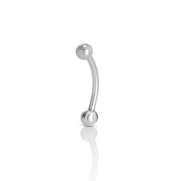 Curved Barbell Eyebrow Piercing 10mm