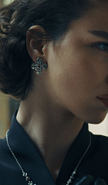 Silver Earring "Shurishkan" / CD0801