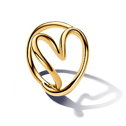 PANDORA Essence серебряное кольцо с покрытием 14К золота/ 163288C00-58