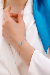 L'atelier Precieux Silver Bracelet/ 87145118