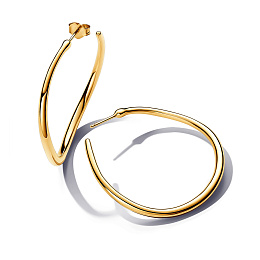 PANDORA Essence 14K Gold Plated Silver Earring/ 263299C00