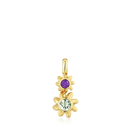 TOUS 18K Gold Plated Silver Pendant/ 1004090300