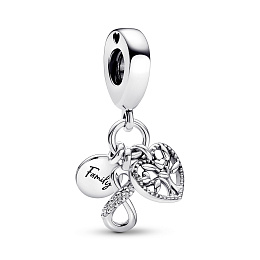 PANDORA Moments Silver Charm/ 792201C01