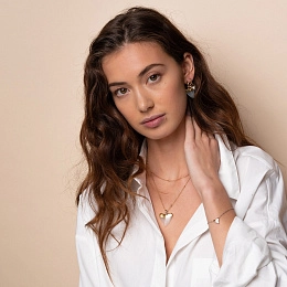 Ti Sento 18K Ոսկեպատ Արծաթյա Թևնոց/ 2997ZY