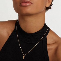 PDPAOLA 18K Gold Plated Silver Necklace/ CO01-245-U